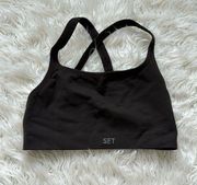 Set Active  Sculptflex Sports Bra Dark Brown