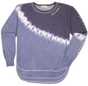 NWT Simply Southern “Choose Happy” Long Sleeve Crewneck Sweatshirt Blue‎ Small