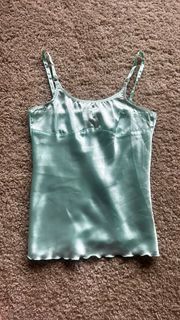 Vintage  Satin Tank