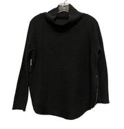 Modern Citizen Long Sleeve Turtleneck Ribbed‎ Sweater Size Medium Side Zippers