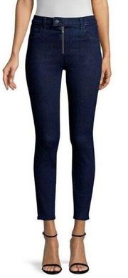 J Brand Alana High Rise Crop Skinny Jeans Dark Wash Jeans Size 27