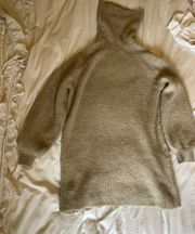 sand turtleneck dress SM