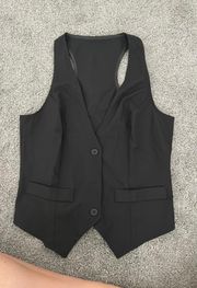 Black Cropped Vest 