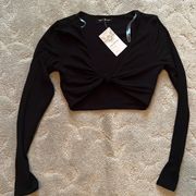 Hazel Boutique Black crop top