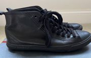 Prada Black High Top Sneakers