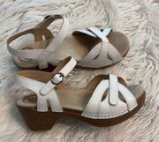 DANSKO Sandals excellent condition color white please see all photos