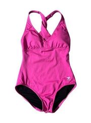 TYR Womens One Piece Competition Swimsuit Criss Cross Straps Size 6