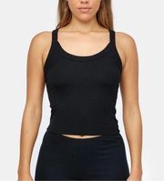 LACAUSA Ribbed Finn Racerback Tank NWT Sz Small