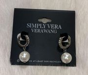 Simply Vera Rhinestone Hoops