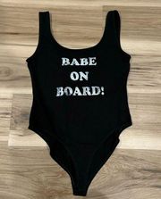 The Laundry Room Babe On Board Bodysuit Women’s Medium