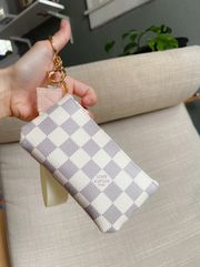 Repurposed Upcycled Keychain Card Holder + Wristlet 