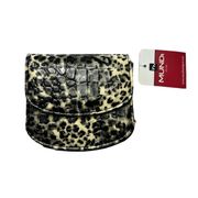 Mundi Faux Leather Animal Print Card Coin Wallet Purse New with Tag Snap Closure