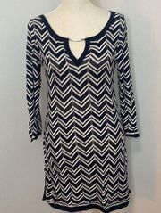 White House | Black Market  Sweater Dress. Size Small. Geometrical. Lightweight.