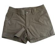 Eastern Mountain Sports Olive Green Cargo Style Shorts - Size 6