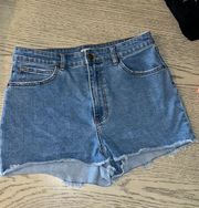 Highwaisted Jean Shorts