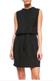 A.L.C. Common BlousonTop Drawstring Black Dress 2