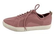 Torrid Stretch Knit Lace Up Sneaker Pink Size 9W