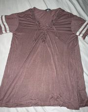 Dusty Pink Laced Shirt