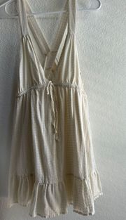 Ivory Linen Dress