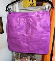 ASOS Faux Leather Mini Skirt size 4