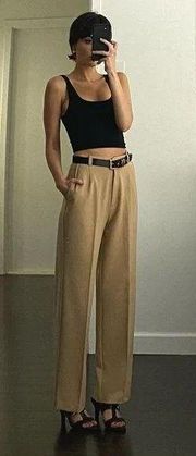 Classics High Waisted Straight Leg Trousers NWT