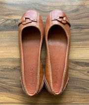 Timberland brown leather flats 8.5