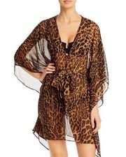 Ralph Lauren ocelot  Dress Swim Cover-Up size small/ medium