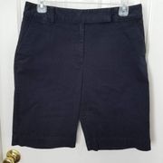 TALBOT'S Black Bermuda Shorts Size 10