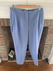 Nine West Curvy Tapered Trousers size 12 Periwinkle like new Professional Office