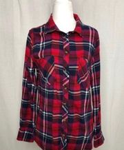 Merona Red Plaid Flannel