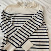 NWT! JCrew Striped Sweater. Size Small.