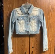 YMI Distressed denim jacket Sz M