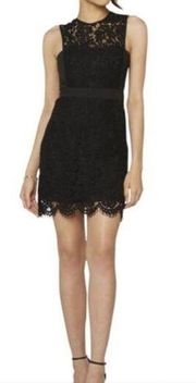 NWT Women’s Fame and Partners Two Piece Lace Mini Cocktail Dress in Black size 1