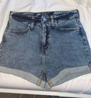 High Waisted Jean Shorts