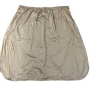 Vanity Fair Beige Anti Static Nylon Half Slip Skirt Medium