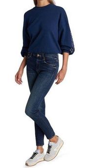 Mother “High Waisted Looker” Jeans In Tempted Again wash 24