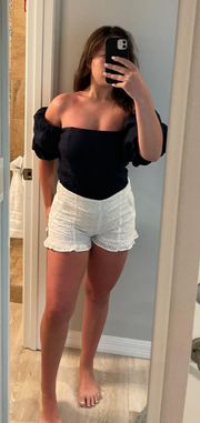 Ruffle Hem Shorts