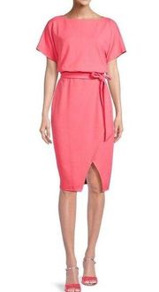 Kensie Blouson Midi Dress