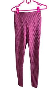 Dark Pink Tik Tok Leggings Large