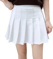 High Waisted Pleated Skirt