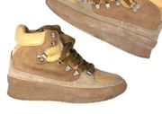 Isabel Marant Suede Khaki Hiking Boot Sneakers NWOB Sz EU 38