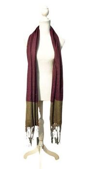 GAP Soft purple and tan heathered scarf