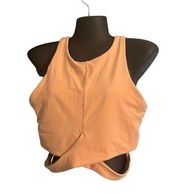 ATHLETA conscious cut out crop bra top women’s Large