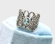 Butterfly’s Hope Genuine Topaz Ring - Sz 7