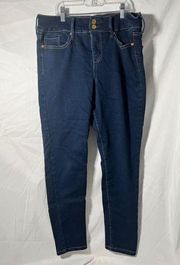 Anne Klein High Rise Skinny women’s  Jeans Size 14 Blue