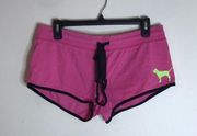 PINK - Victoria's Secret Victoria’s Secret PINK 2011 RARE vintage track style fleece sweat-shorts small