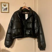 [NWT] Zara Puffy Black Jacket Size XXL