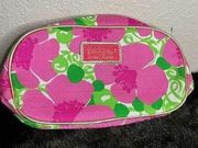 Lilly Pulitzer Estee Lauder Cosmetic Gift Bag Women Teen Girl Pink Floral