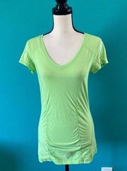 Zella ⭐️  neon green short sleeve shirt in size medium