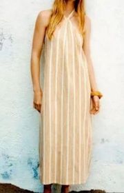 ZARA NWT -  Striped Halter Maxi Dress